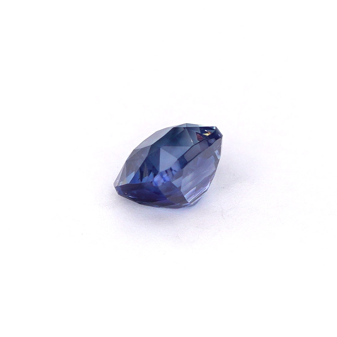 1.03 Ct Blue Ceylon Sapphire Heated Cushion Cut