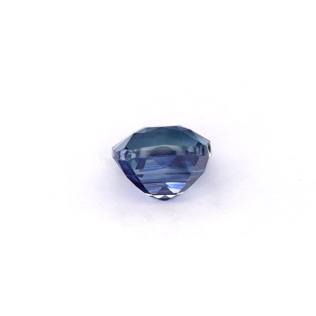 1.03 Ct Blue Ceylon Sapphire Heated Cushion Cut