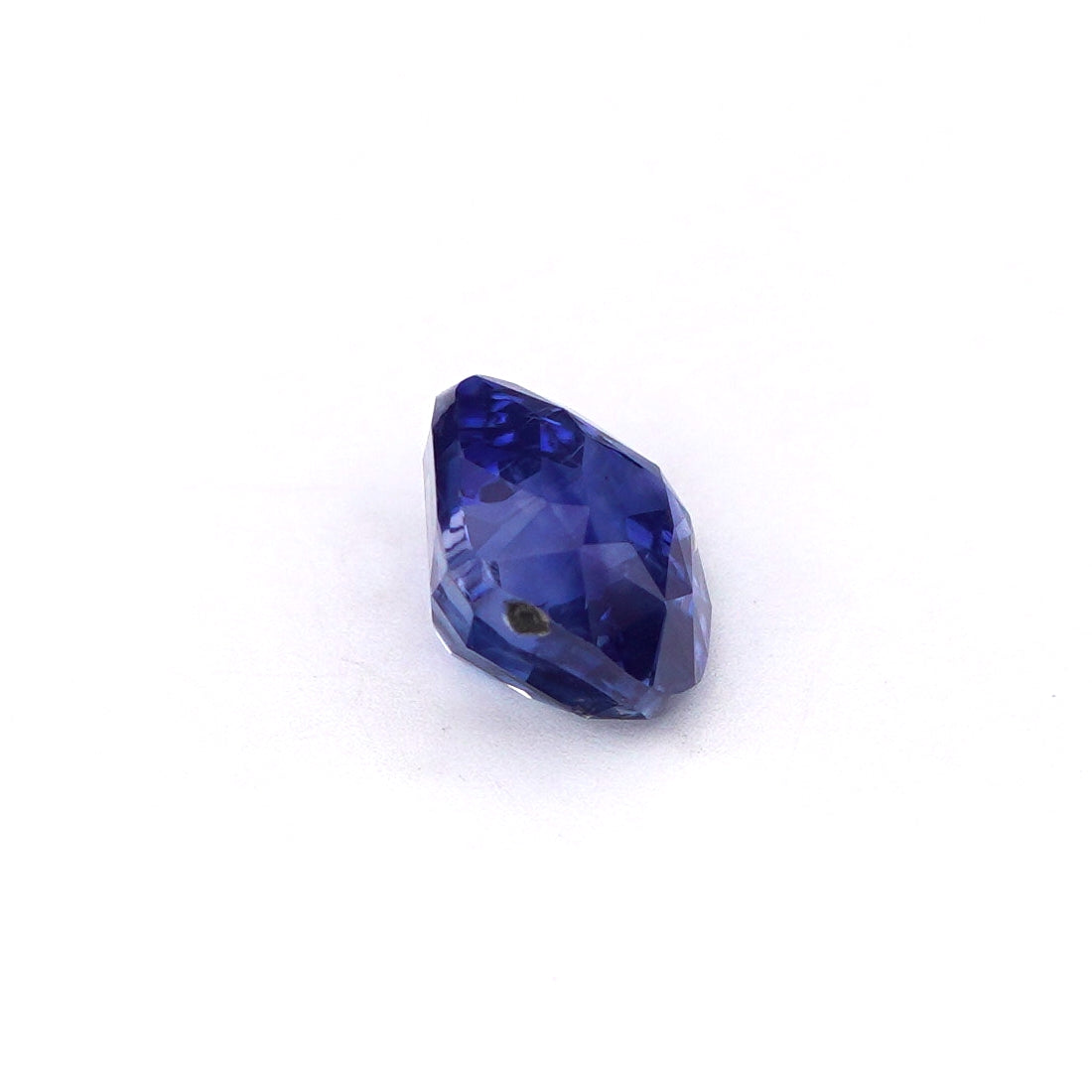 1.03 Ct Blue Ceylon Sapphire Heated Cushion Cut