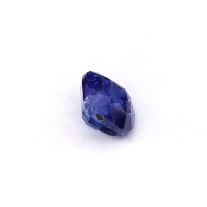 1.03 Ct Blue Ceylon Sapphire Heated Cushion Cut