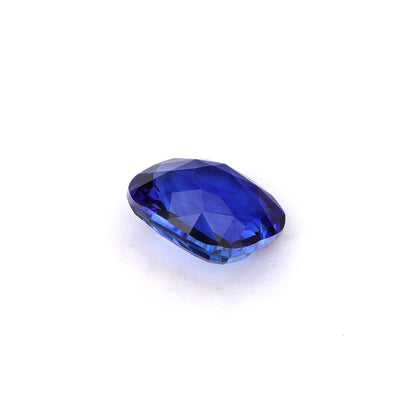 1.07 Ct Royal Blue Ceylon Sapphire Heated Cushion Cut