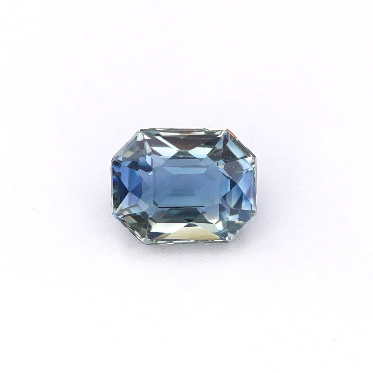 1.72 Ct Teal (Green) Sapphire Octagon Cut
