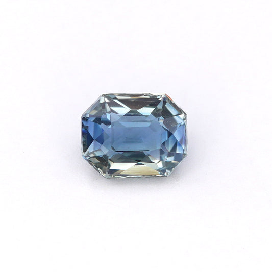 1.72 Ct Teal (Green) Sapphire Octagon Cut
