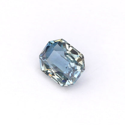 1.72 Ct Teal (Green) Sapphire Octagon Cut