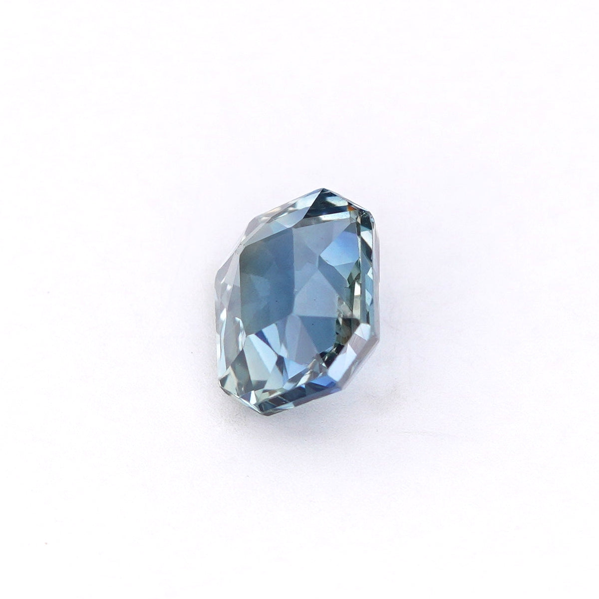 1.72 Ct Teal (Green) Sapphire Octagon Cut