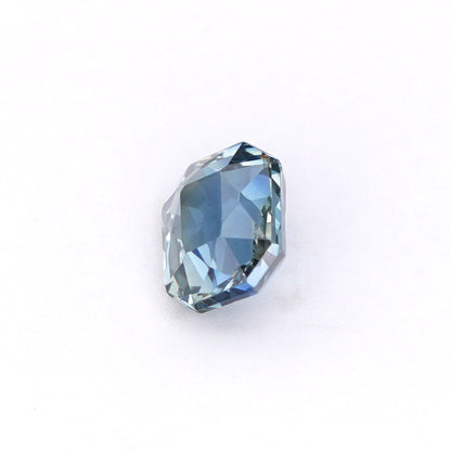 1.72 Ct Teal (Green) Sapphire Octagon Cut