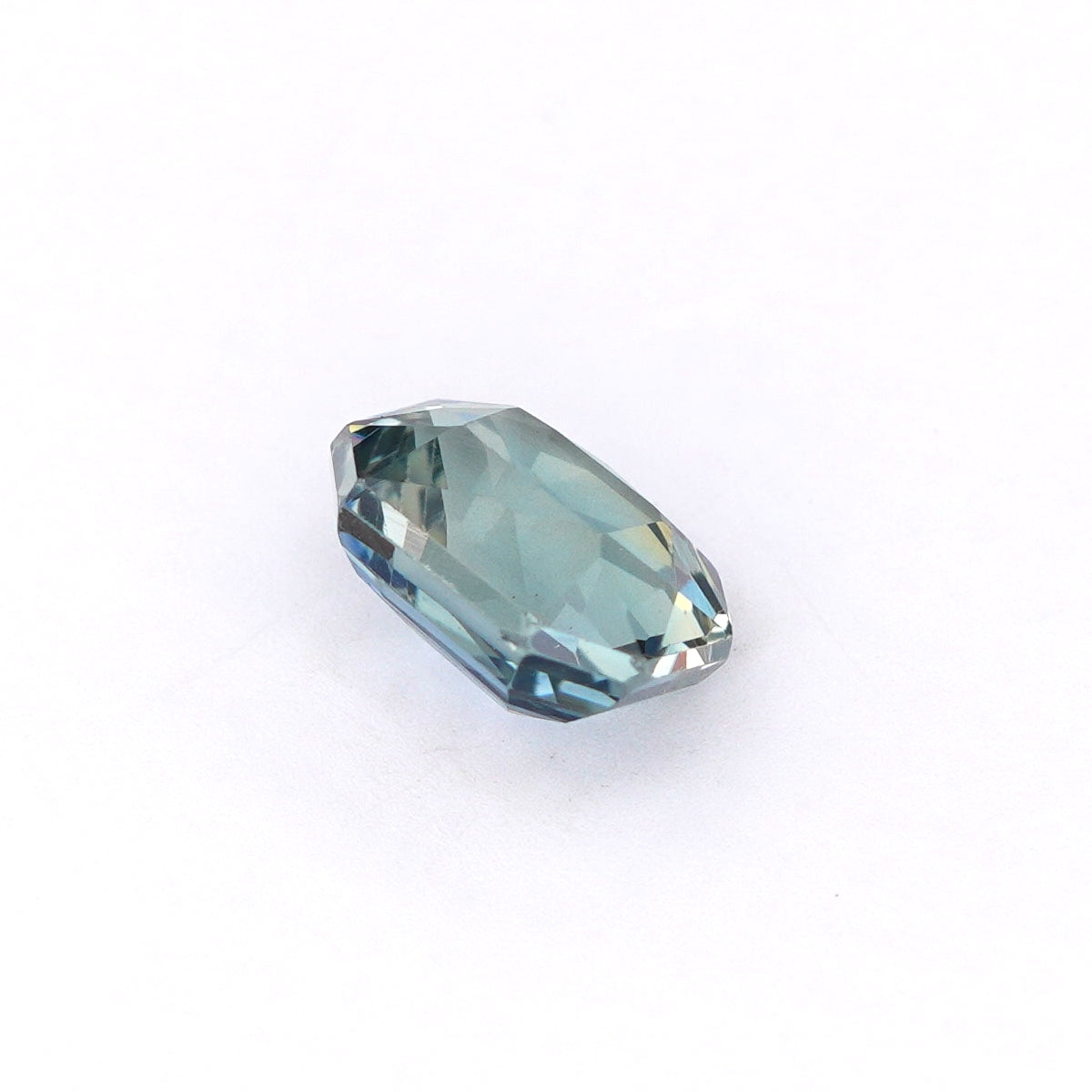 1.72 Ct Teal (Green) Sapphire Octagon Cut