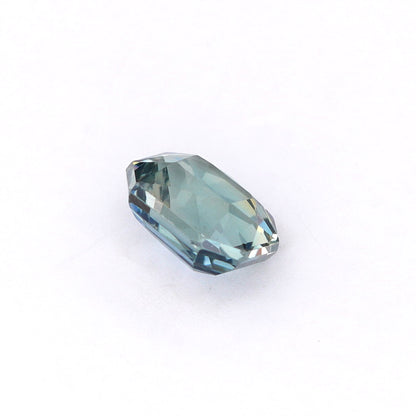 1.72 Ct Teal (Green) Sapphire Octagon Cut