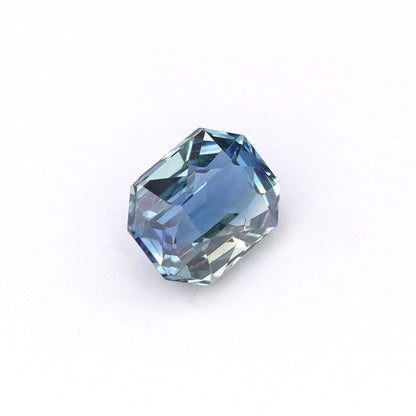 1.72 Ct Teal (Green) Sapphire Octagon Cut