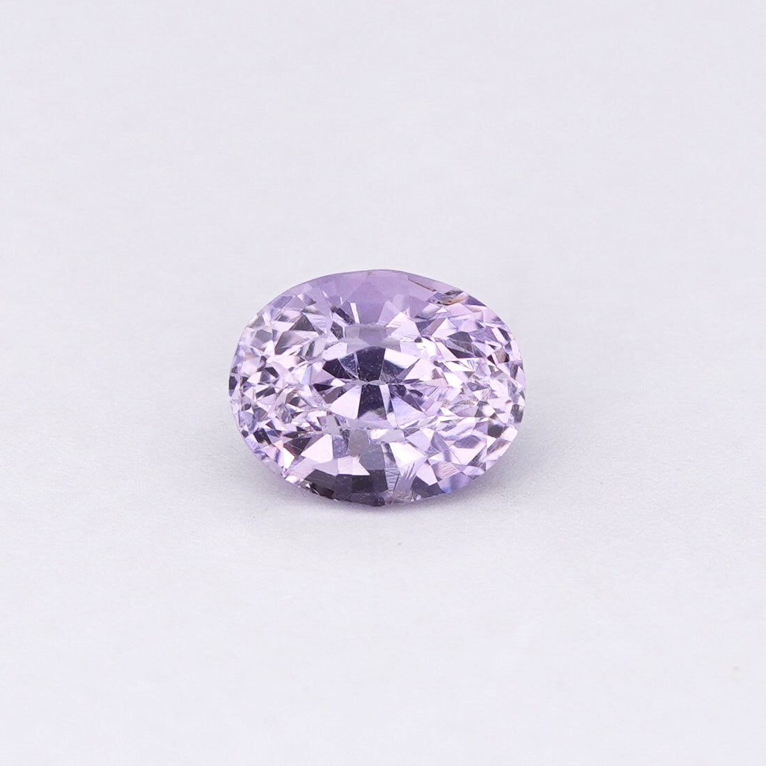 1.11 Ct Pale Purple Ceylon Sapphire Unheated Oval Cut