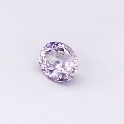 1.11 Ct Pale Purple Ceylon Sapphire Unheated Oval Cut