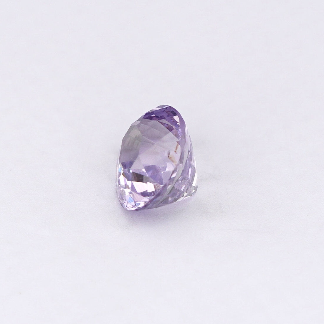 1.11 Ct Pale Purple Ceylon Sapphire Unheated Oval Cut