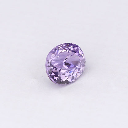 1.11 Ct Pale Purple Ceylon Sapphire Unheated Oval Cut