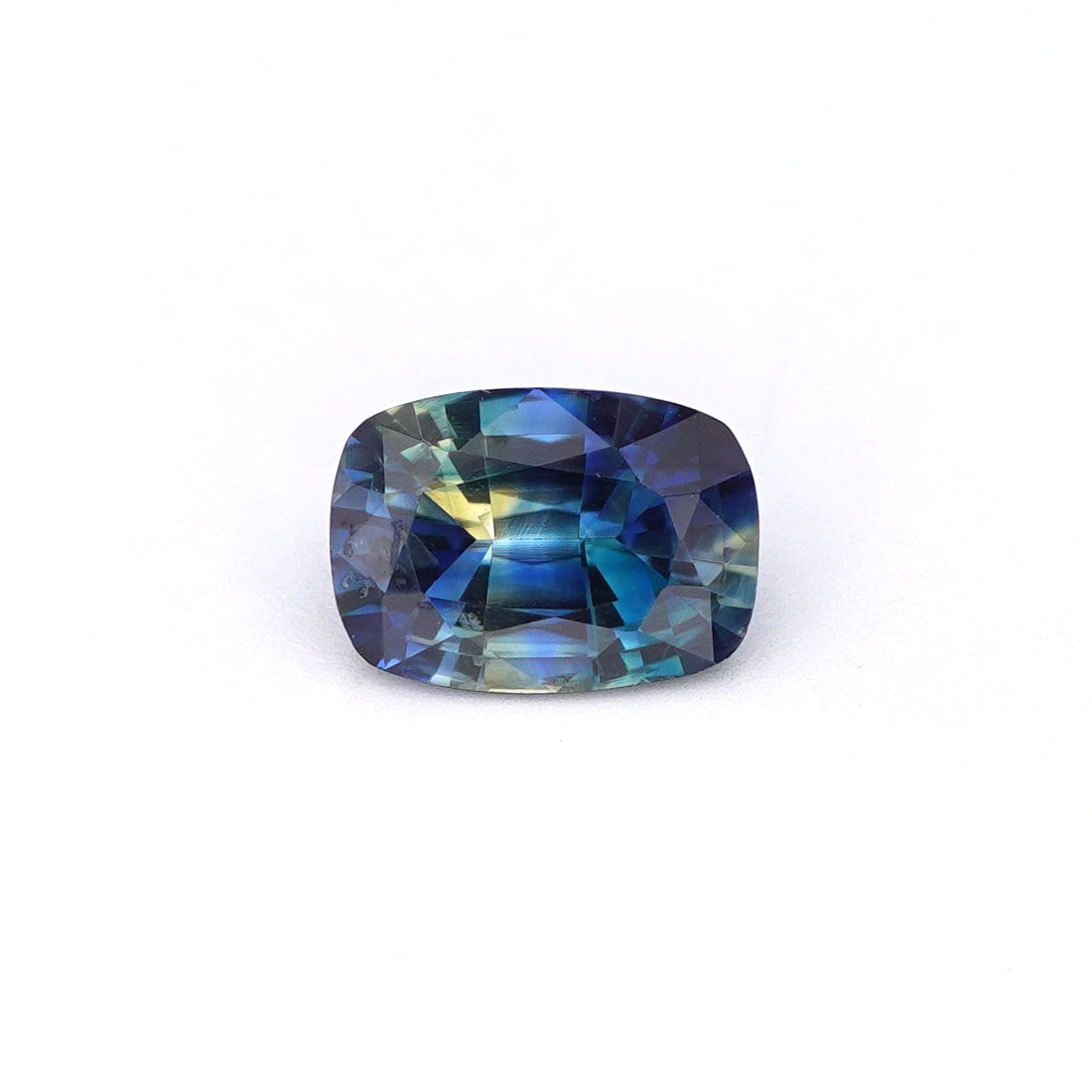 0.73 Ct Bi Colour (Blue and Green) Ceylon Sapphire Long Cushion Cut