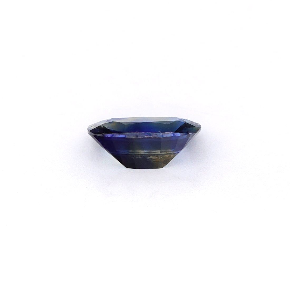 0.73 Ct Bi Colour (Blue and Green) Ceylon Sapphire Long Cushion Cut