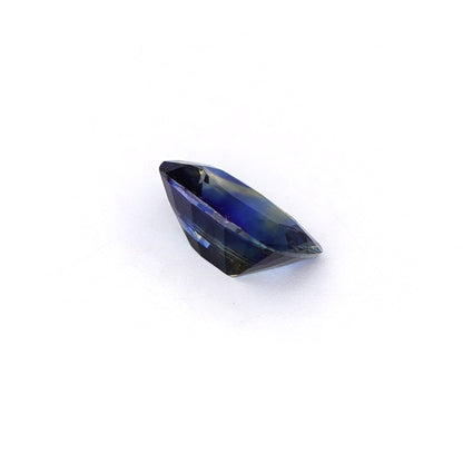 0.73 Ct Bi Colour (Blue and Green) Ceylon Sapphire Long Cushion Cut