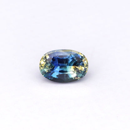 0.72 Ct Bi Colour (Blue and Yellow) Ceylon Sapphire Oval Cut