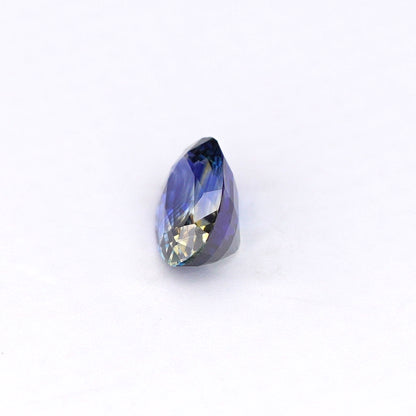 0.72 Ct Bi Colour (Blue and Yellow) Ceylon Sapphire Oval Cut