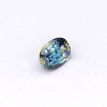 0.72 Ct Bi Colour (Blue and Yellow) Ceylon Sapphire Oval Cut