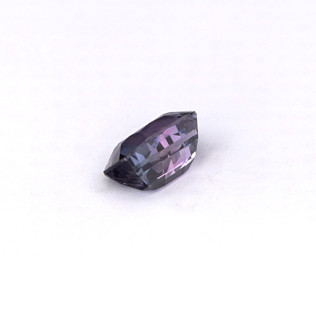 0.66 Ct Bi Colour (Blue and Purple) Ceylon Sapphire Long Cushion