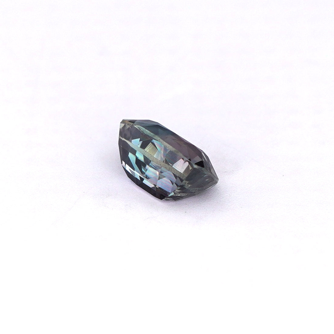 0.66 Ct Bi Colour (Blue and Purple) Ceylon Sapphire Long Cushion