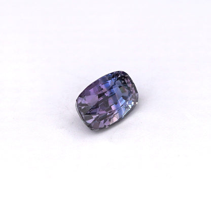 0.66 Ct Bi Colour (Blue and Purple) Ceylon Sapphire Long Cushion