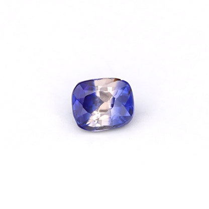 0.55 Ct Bi Colour (Blue and White) Ceylon Sapphire Cushion Cut