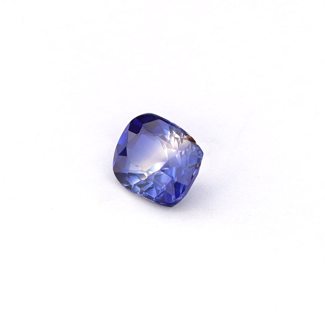 0.55 Ct Bi Colour (Blue and White) Ceylon Sapphire Cushion Cut