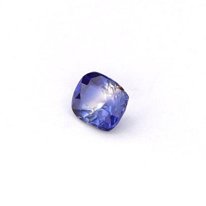 0.55 Ct Bi Colour (Blue and White) Ceylon Sapphire Cushion Cut