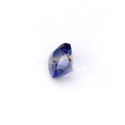 0.55 Ct Bi Colour (Blue and White) Ceylon Sapphire Cushion Cut