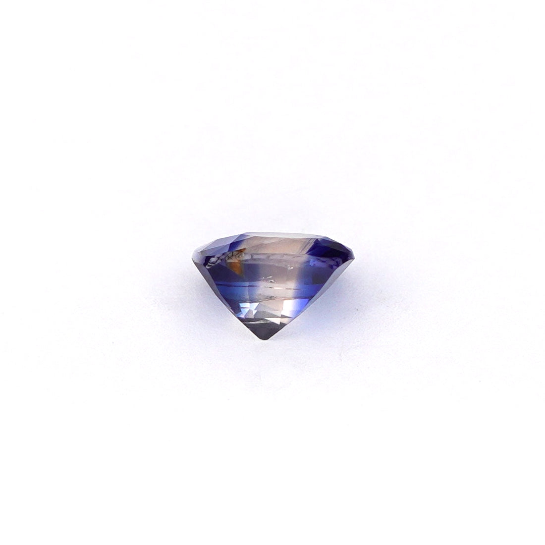 0.55 Ct Bi Colour (Blue and White) Ceylon Sapphire Cushion Cut