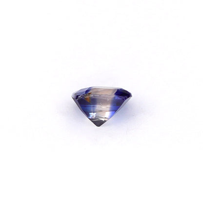 0.55 Ct Bi Colour (Blue and White) Ceylon Sapphire Cushion Cut
