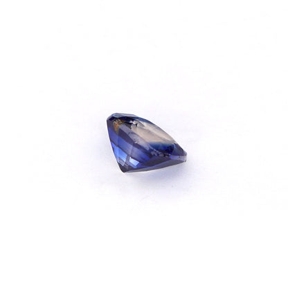 0.55 Ct Bi Colour (Blue and White) Ceylon Sapphire Cushion Cut
