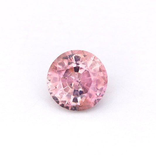1.35 Ct Padparadscha Ceylon Sapphire Unheated Round Cut