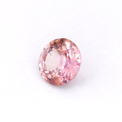 1.35 Ct Padparadscha Ceylon Sapphire Unheated Round Cut