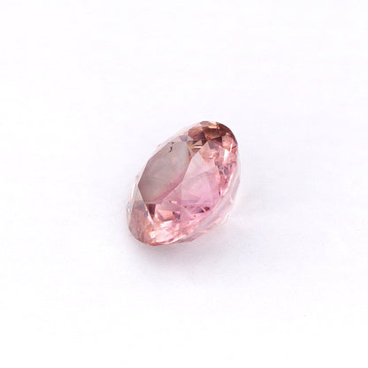1.35 Ct Padparadscha Ceylon Sapphire Unheated Round Cut