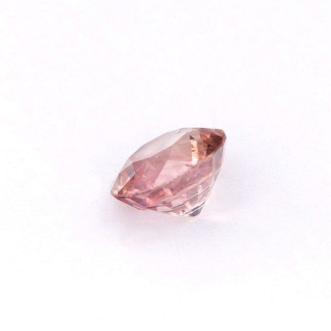 1.35 Ct Padparadscha Ceylon Sapphire Unheated Round Cut