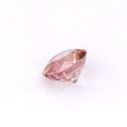 1.35 Ct Padparadscha Ceylon Sapphire Unheated Round Cut