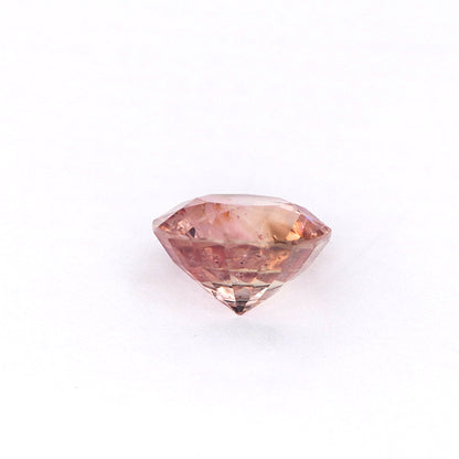 1.35 Ct Padparadscha Ceylon Sapphire Unheated Round Cut