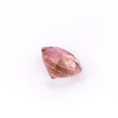 1.35 Ct Padparadscha Ceylon Sapphire Unheated Round Cut