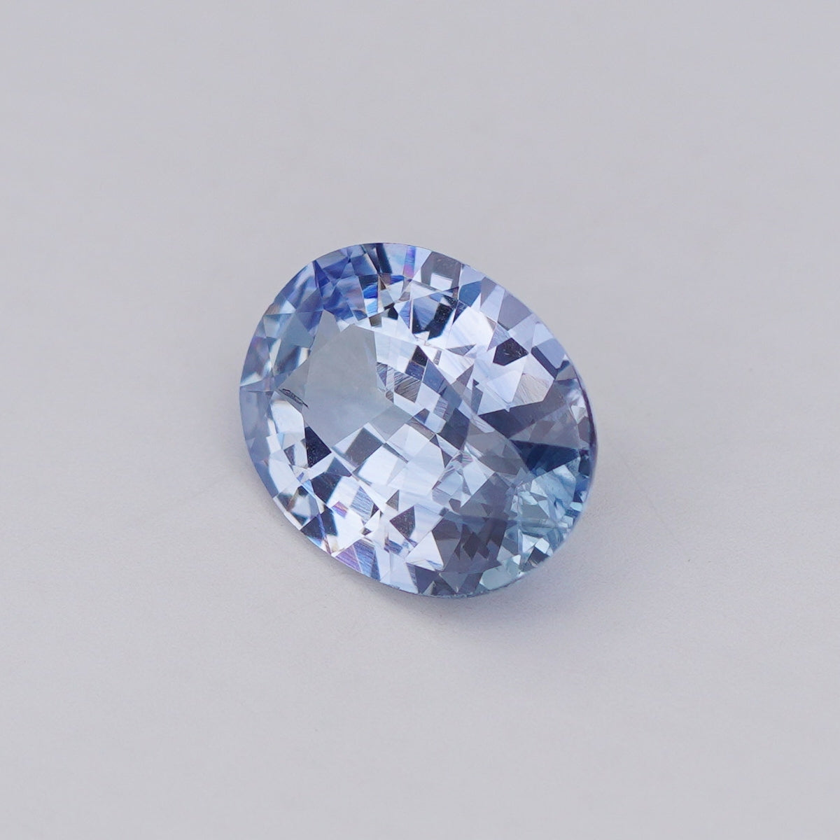 2.11 Ct Pastel Blue Ceylon Sapphire Unheated Oval Cut