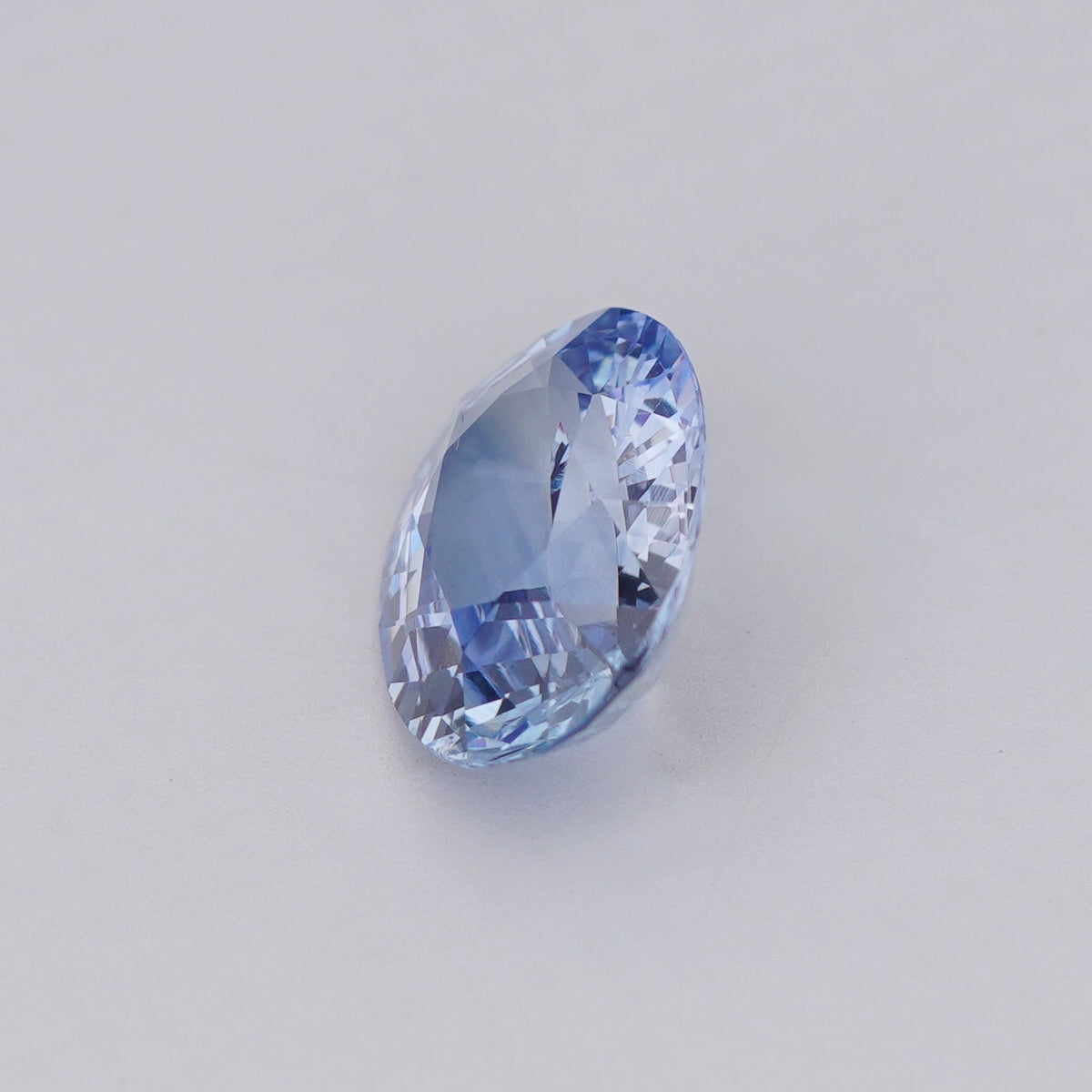 2.11 Ct Pastel Blue Ceylon Sapphire Unheated Oval Cut