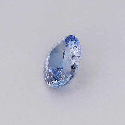 2.11 Ct Pastel Blue Ceylon Sapphire Unheated Oval Cut