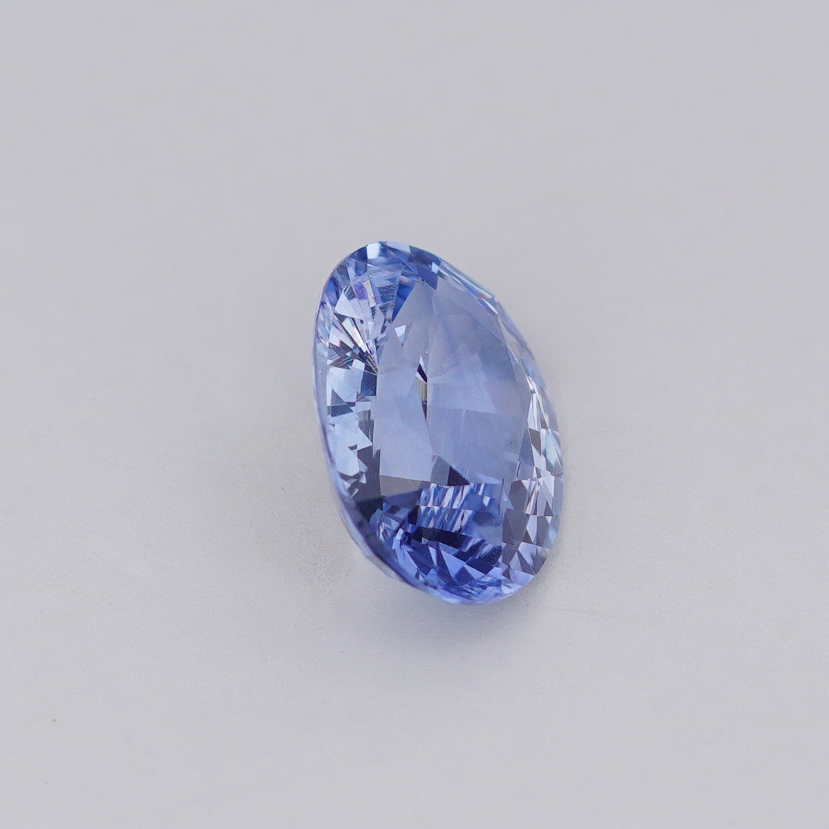 2.11 Ct Pastel Blue Ceylon Sapphire Unheated Oval Cut