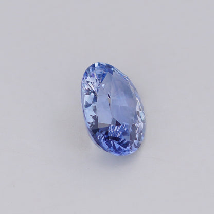 2.11 Ct Pastel Blue Ceylon Sapphire Unheated Oval Cut