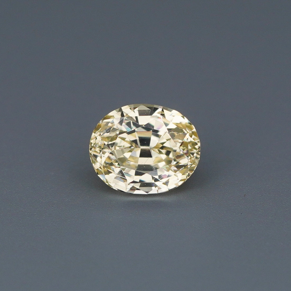 1.29 Ct Yellow Ceylon Sapphire Unheated Oval Cut