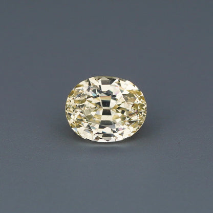 1.29 Ct Yellow Ceylon Sapphire Unheated Oval Cut