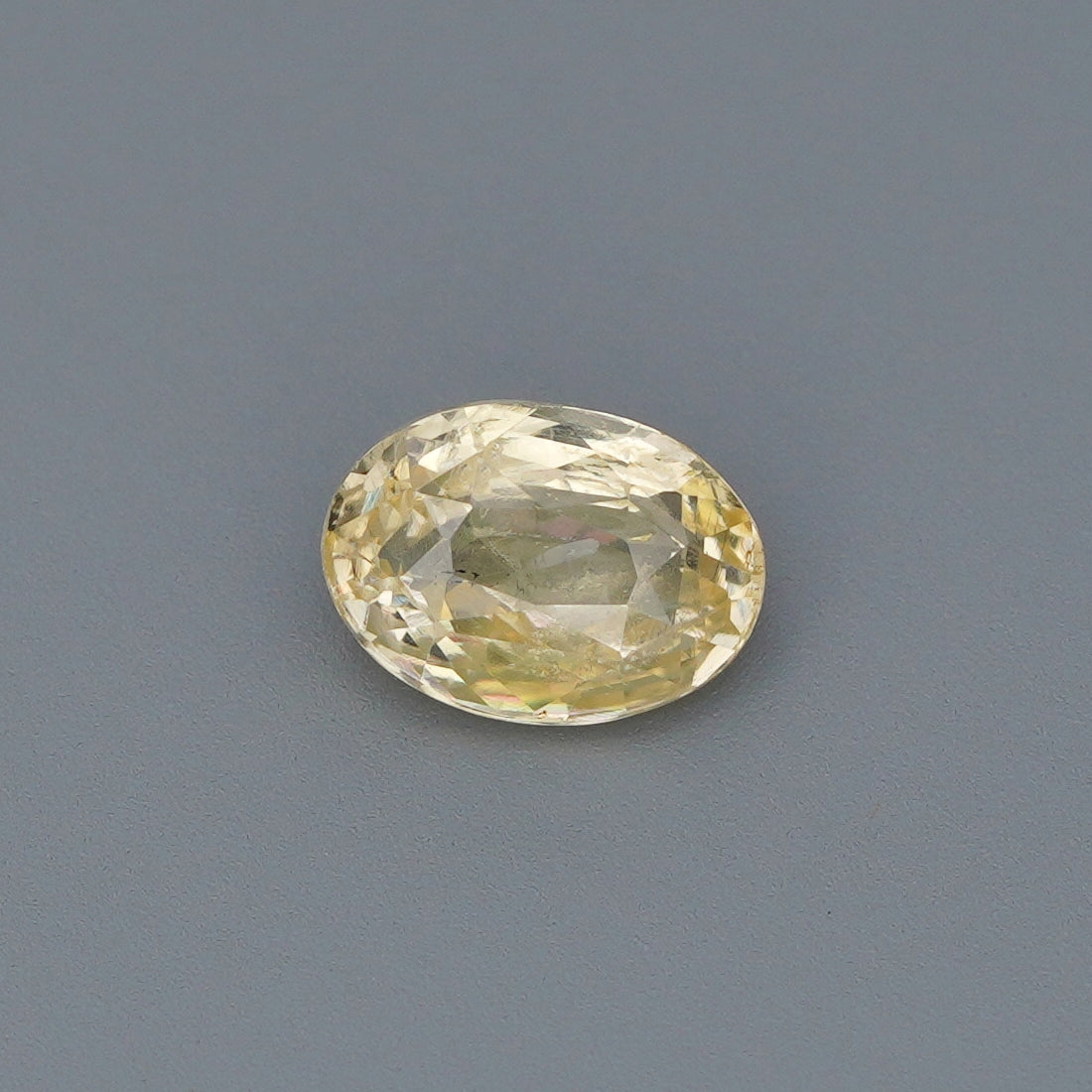 1.04 Ct Yellow Ceylon Sapphire Unheated Oval Cut