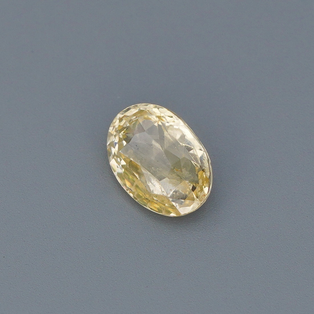 1.04 Ct Yellow Ceylon Sapphire Unheated Oval Cut