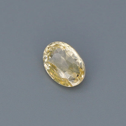 1.04 Ct Yellow Ceylon Sapphire Unheated Oval Cut